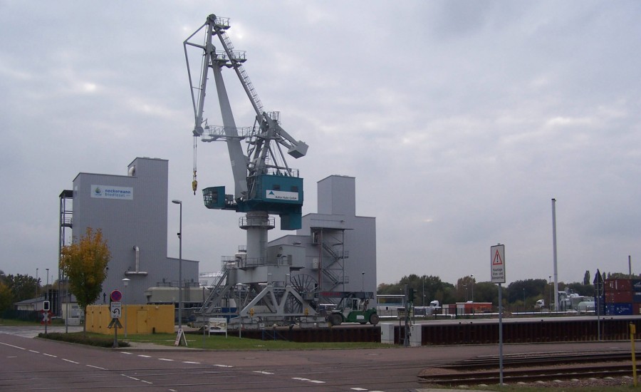 Hafen in Halle, Projekt von Ulf Stein, Bauingenieur